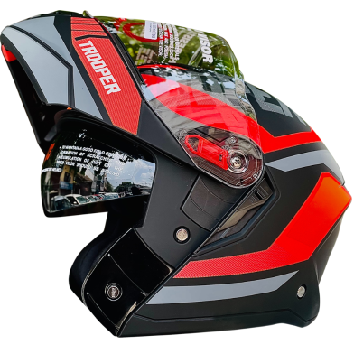 Studds Trooper Modular Full Face Bike Helmet image