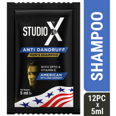 Studio X Anti Dandruff Shampoo for Men (5ml X 12 pcs) image