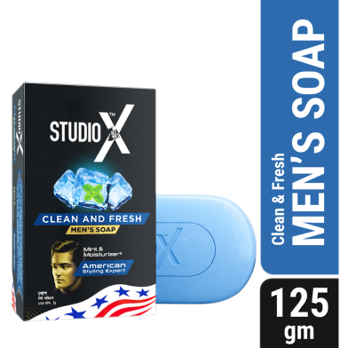 Studio X Clean And Fresh Soap For Men 125gm image