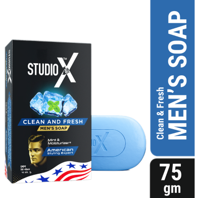 Studio X Clean And Fresh Soap For Men 75gm image