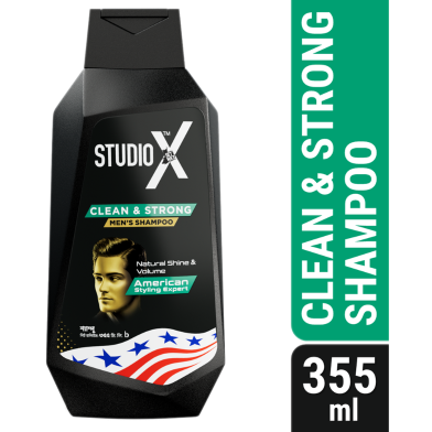 Studio X Clean And Strong Shampoo For Men 355ml image
