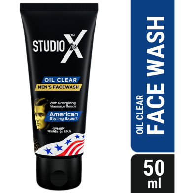 Studio X Oil Clear Facewash for Men 50ml image