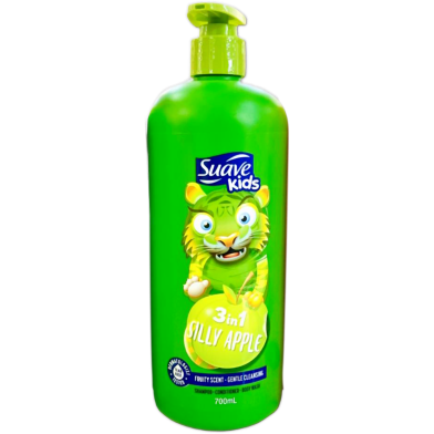 Suave Kids Shampoo 3 In 1 Silly Apple 700ml Thailand image