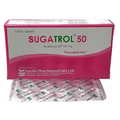 Sugatrol 50 mg Tablet 10's Strip image