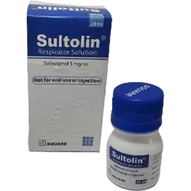 Sultolin 5 mg Respirator Solution 20 ml pack image
