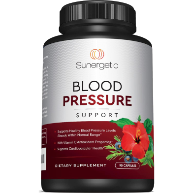 Sunergetic Premium Blood Pressure Support 90 Capsules -356136719 image