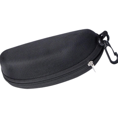 Sunglasses Hard Case Eye Glasses Black Clam Shell Zipper With Hook Shell Box New Eyeglasses Box Sunglasses Case Glasses Bag Eyeglasses Carry Box Sunglass Portable Zipper Hook Hard Holder Sunglasse CC5 image