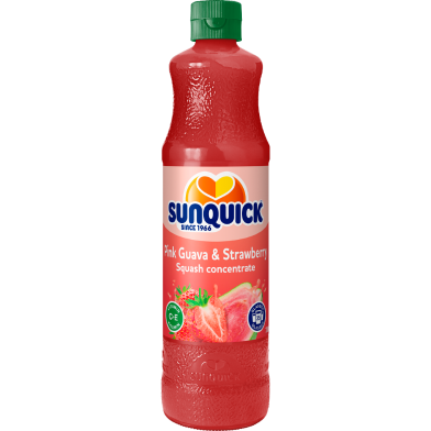 Sunquick Guava Straberry Drink Concentrate Juice 700 ml image