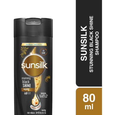Sunsilk Shampoo Stunning Black Shine 80ml image