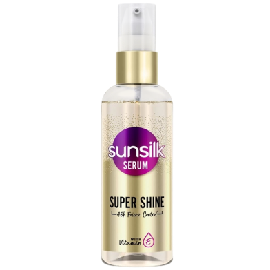 Sunsilk Super Shine Hair Serum 100ml For Dry Frizzy Hair Vitamin E Nourishment 48 hour Frizz Free Non-sticky image