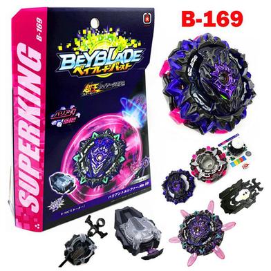 SuperKing Beyblade Burst Starter Variant Lucifer .Mb 2D and First Urranus Starter LR String LR (Left and Right Spin) and Weight Damper Grip -226914139 image