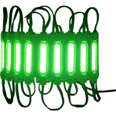 Super Bright LED Module light For Decoration (Green)- 10 Pcs Pack image