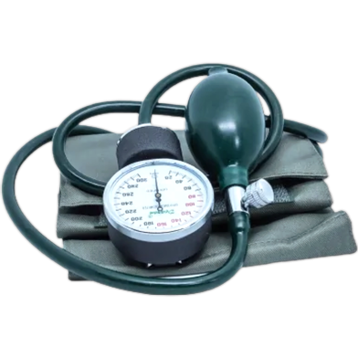 Super Care Blood Pressure Monitor Aneroid Sphygmomanometer Analog BP Machine Set with Stethoscope Best Quality image