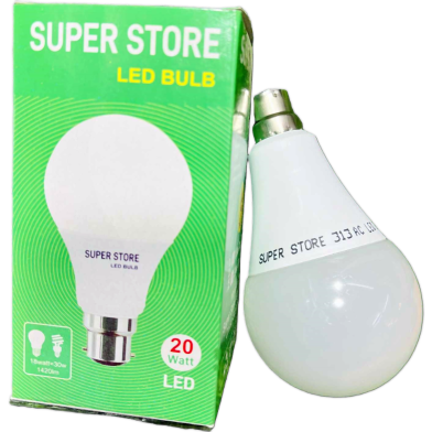 Super Star Led Daylight 20 Watt Led Bulb Bright White Lamp Light B22 Pin 20W image