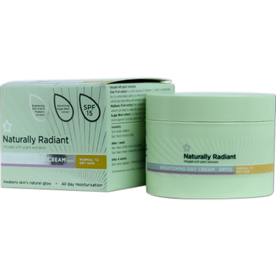Superdrug Naturally Radiant Day Cream Normal To Dry Skin 75ml image