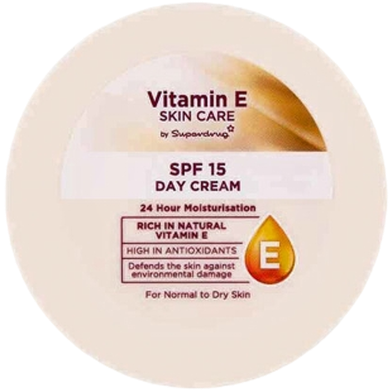 Superdrug Skincare Vitamin E Intense Moisture Cream 100ml For Normal to Dry Skin (Made in UK) image