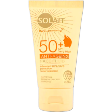 Superdrug Solait Anti Ageing Face Fluid SPF50 50ml image