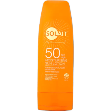 Superdrug Solait Moisturising Sun Lotion SPF50 200ml image