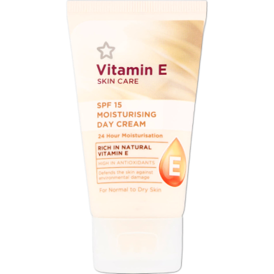 Superdrug Vitamin E SPF15 Moisturising Day Cream – 50ml image