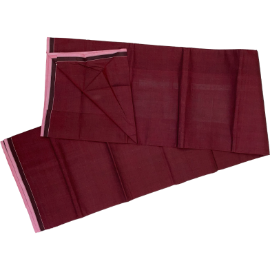 Suqoon Maroon Color Lungi (96x52) Inches image