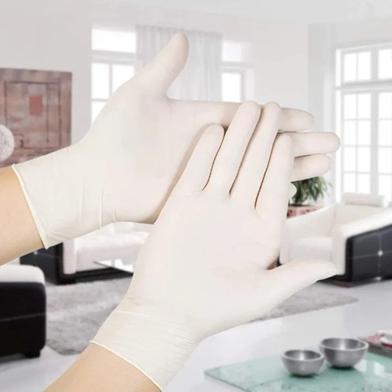 Winmed Surgical Hand Gloves White Color (50 Pairs -1 Box) - M Size Slide 3