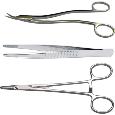 Surgical Suction Instrument Set 3 Stainless Steel image