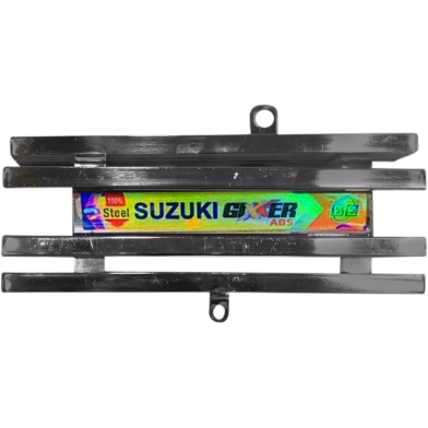 Suzukki Gixxer SF 2019 Exhaust Cover Foot Rest Silencer Guard Multicolor SS Made image