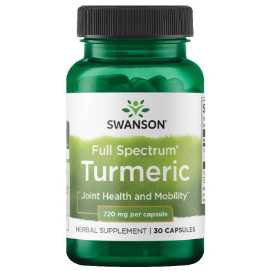 Swanson Turmeric 720 Milligrams - 30 Capsules -522638420 image