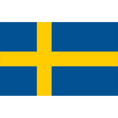 Sweden Flag FIFA World Cup 2026 Printed Polyester Fabric image