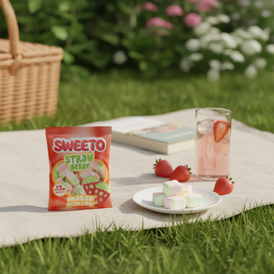 Sweeto Marshmallow Strawberry 30gm Slide 3