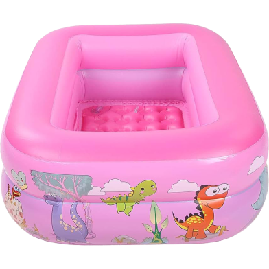 Swimming Pool Inflatable with Pump 120 x 90 x 36cm for Kids and Adults image