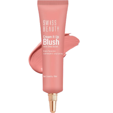 Swiss Beauty Cream It Up Blush with Shea Butter (05-cheek-0-Pink) 10g image