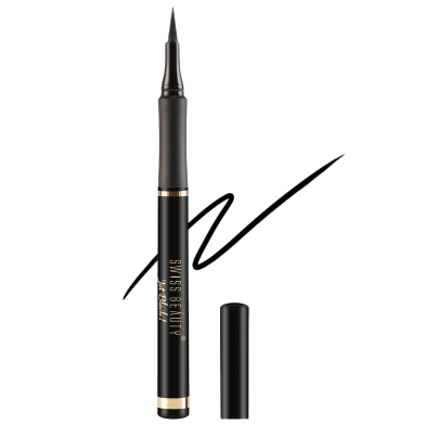 Swiss Beauty Jet Black Bold Felt Tip Eyeliner image