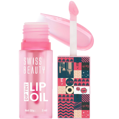 Swiss Beauty Lip Oil Dip Tint Peach 03 image
