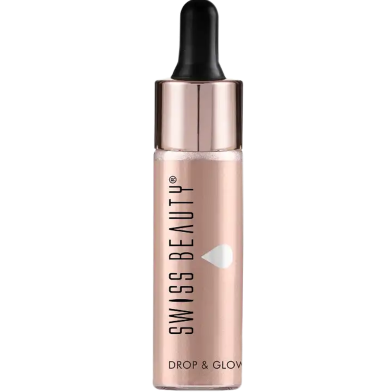 Swiss Beauty Liquid Highlighter Drop and Glow - 18 ml (Light Pink) image