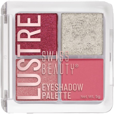 Swiss Beauty Lustre Eyeshadow Palette Rose N Petals 01 image