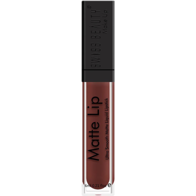 Swiss Beauty Matte Liquid Lipstick Deep Maroon 19 image