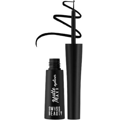 Swiss Beauty Matte Maxx Eyeliner 4gm Black image