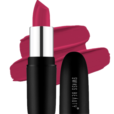 Swiss Beauty Pure Matte Lipstick Bold Wine 228 image