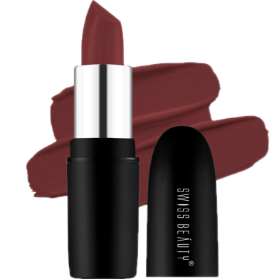 Swiss Beauty Pure Matte Lipstick Cafe Mocha 225 image