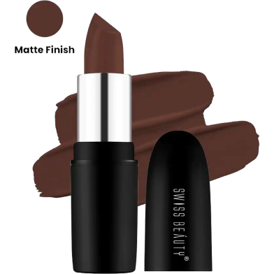 Swiss Beauty Pure Matte Lipstick Expresso-226 image