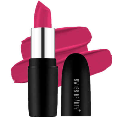 Swiss Beauty Pure Matte Lipstick Hot Pink 219 image