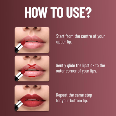Swiss Beauty Pure Matte Lipstick - 201 Slide 4