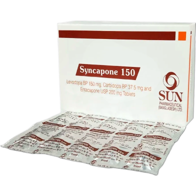 Syncapone 150 mg Tablet 10's Strip image