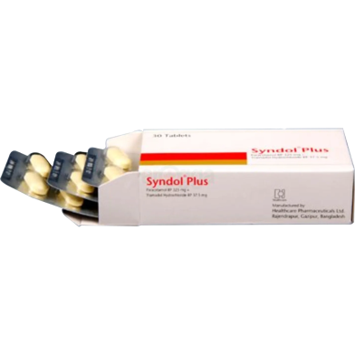 Syndol Plus 325 mg, 37.5 mg Tablet 10's Strip image
