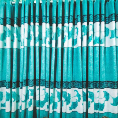 Synthetic Indian Porda 42x84 Inch 4 Kuchi 8 Eyelets Standard Size For windows And Doors image