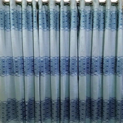 Synthetic Indian Porda 62x84 Inch 6 Kuchi 12 Eyelets Standard Size For Windows And Doors image