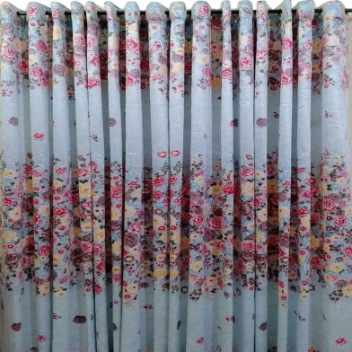 Synthetic Indian Porda 82x84 Inch 8 Kuchi 16 Eyelets Standard Size For Windows And Doors image