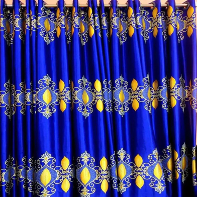 Synthetic Porda 62x84 Inch 6 Kuchi 12 Eyelets Standard Size For Windows And Doors image