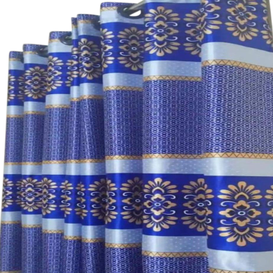 Synthetic Porda 82x84 Inch 8 Kuchi 16 Eyelets Standard Size For Windows And Doors image